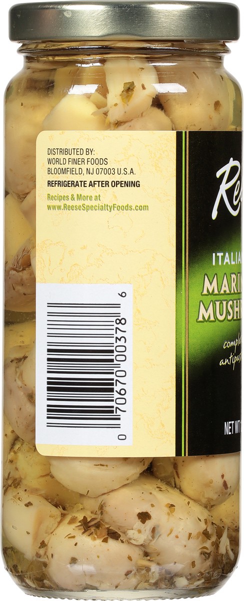 slide 5 of 11, Reese Italian Herb Marinated Mushrooms 12 oz, 12 oz
