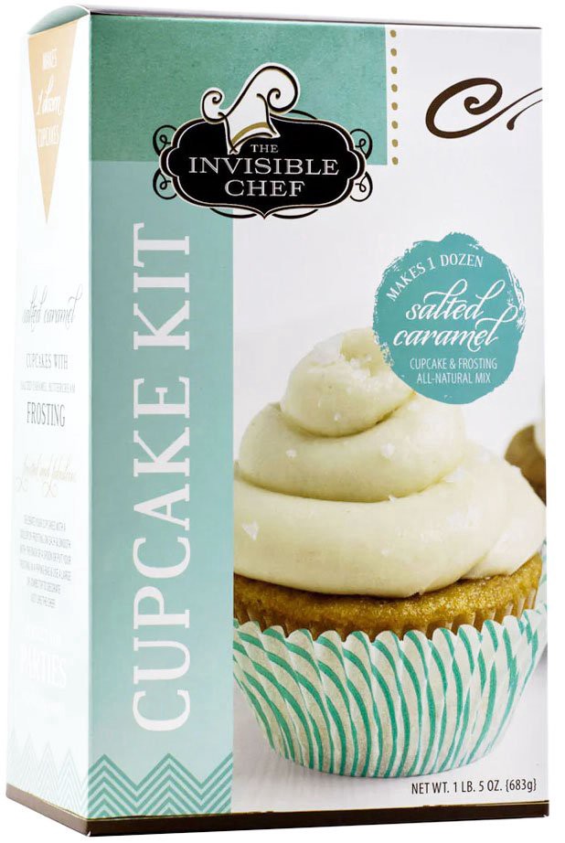 slide 1 of 1, Ic Salted Caramel Cupcake Kit, 24 oz