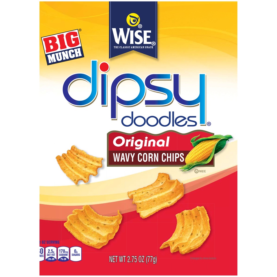 slide 1 of 6, Wise Big Munch Dipsy Doodles, 2.75 oz