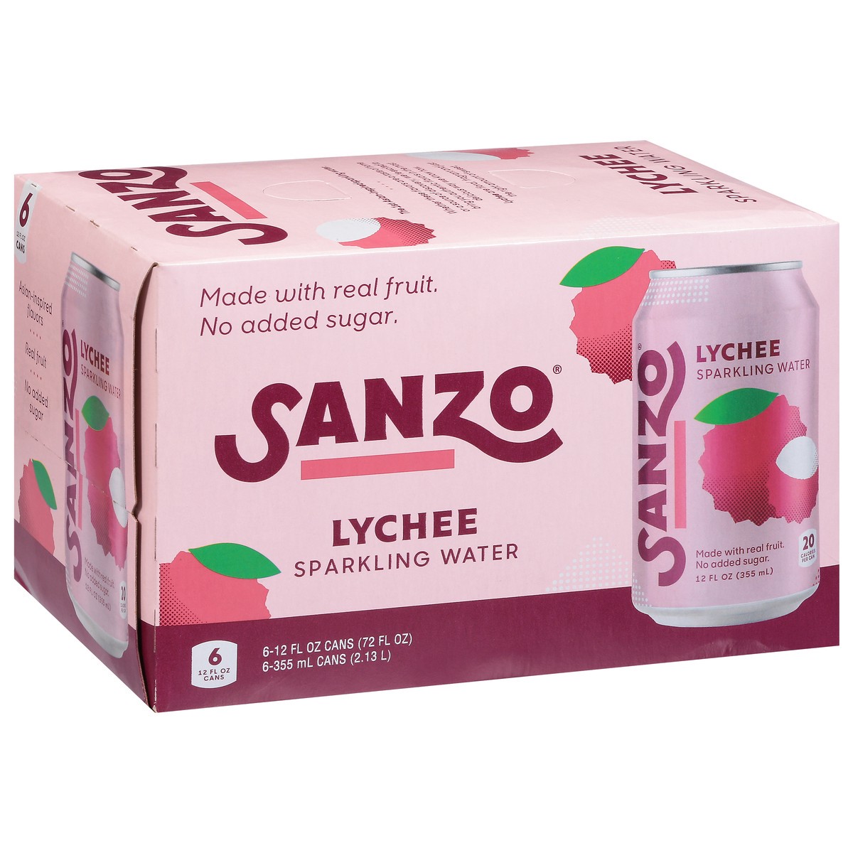 slide 6 of 9, Sanzo Sparkling Water Lychee - 6 ct, 6 ct