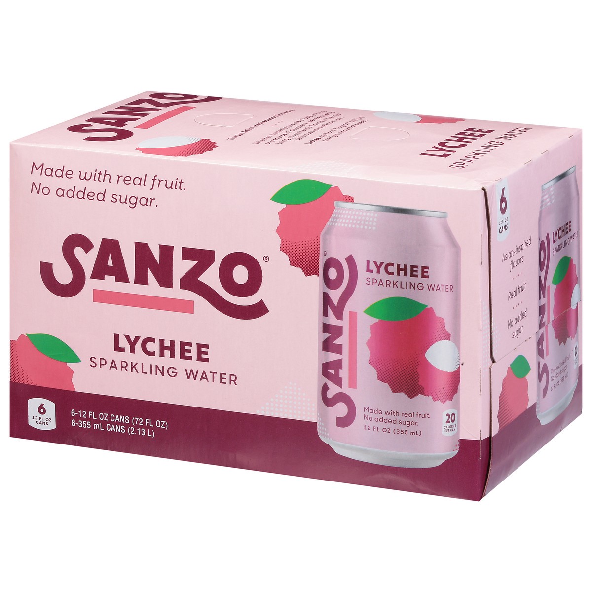 slide 9 of 9, Sanzo Sparkling Water Lychee - 6 ct, 6 ct