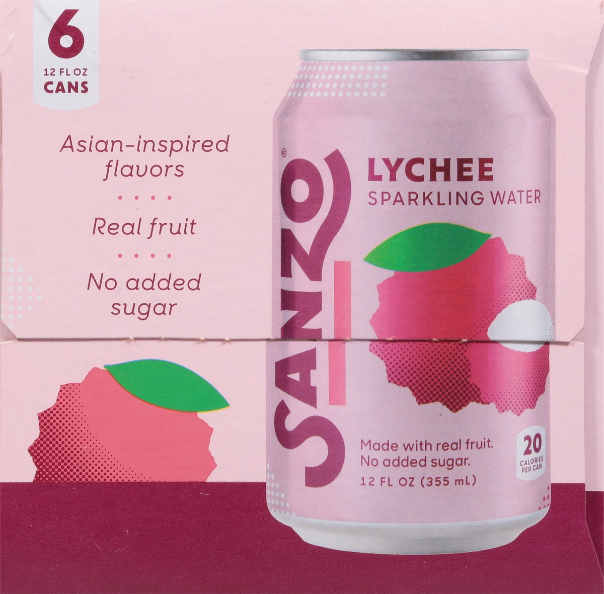 slide 7 of 9, Sanzo Sparkling Water Lychee - 6 ct, 6 ct