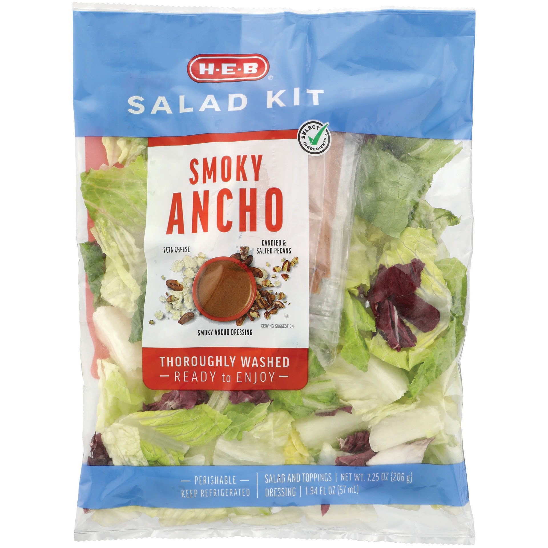slide 1 of 1, H-E-B Smoky Ancho Salad Kit, 1 ct