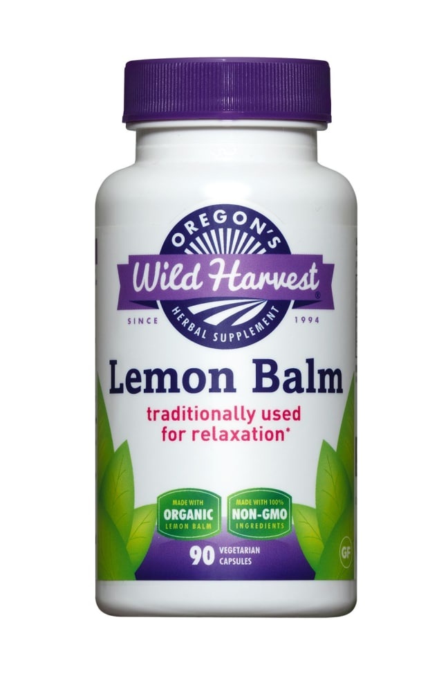 slide 1 of 1, Oregon's Wild Harvest Lemon Balm, 90 ct