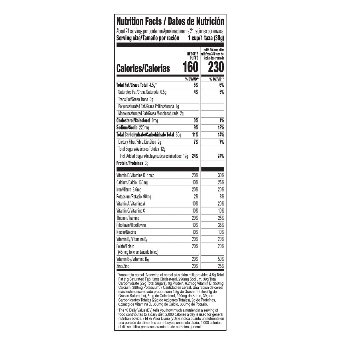 slide 9 of 14, Reese's Puffs REESE''S PUFFS Chocolatey Peanut Butter Cereal, Kid Breakfast Cereal, Giant Size, 29 oz, 29 oz