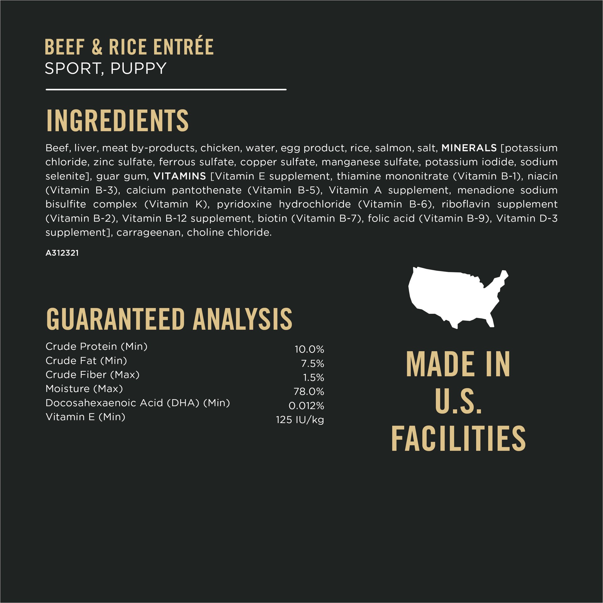 slide 2 of 9, Purina Pro Plan Sport High Protein Wet Puppy Food Beef and Rice Entree and Chicken and Rice Entree Variety Pack, 9.75 lb