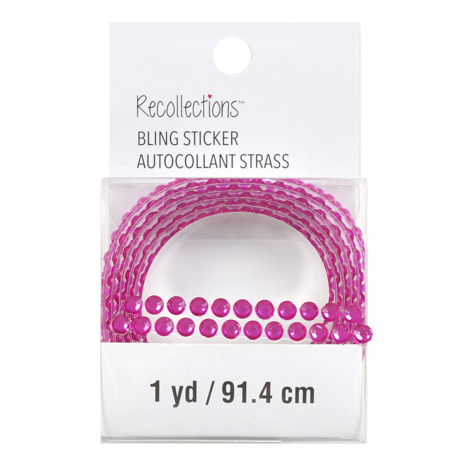 slide 2 of 4, Bling On A Roll Double Row Rhinestones By Recollections, 4 mm