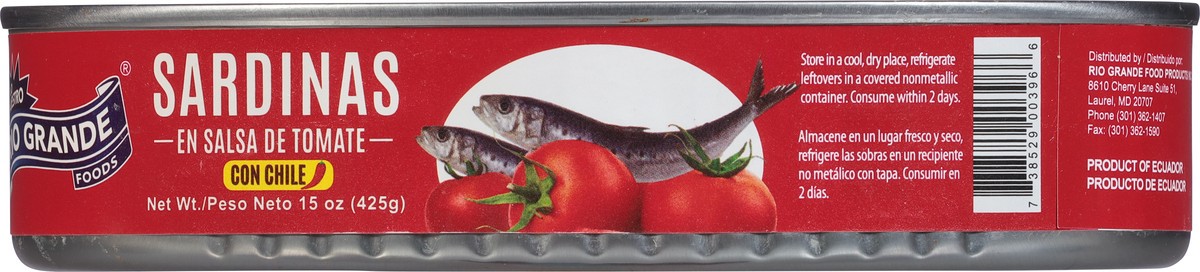 slide 9 of 9, Rio Grande with Chili Sardines in Tomato Sauce 15 oz, 