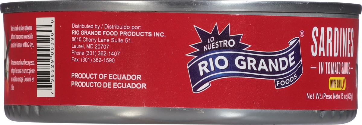 slide 6 of 9, Rio Grande with Chili Sardines in Tomato Sauce 15 oz, 