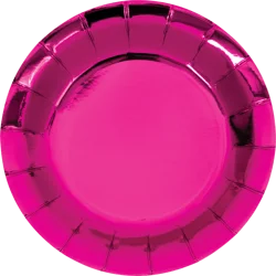 Creative Converting Pink Foil Lunch Plate, 8 ct.