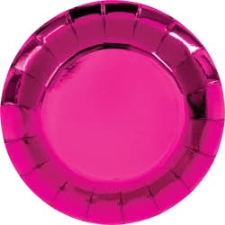 Creative Converting Pink Foil Lunch Plate, 8 ct.