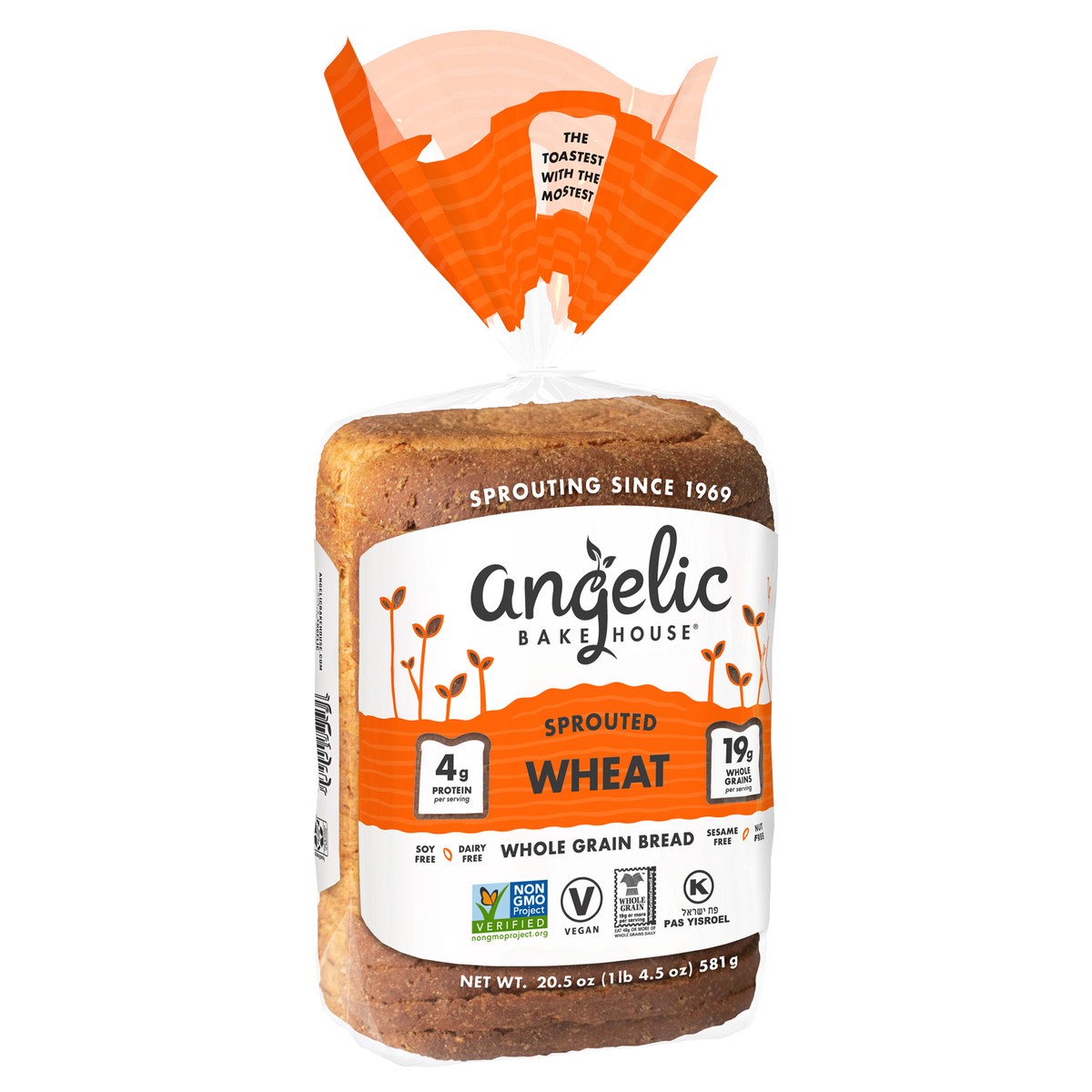 slide 7 of 11, Angelic Bakehouse Angelic Sprout Wheat Bread 20.5 Oz, 1 ct
