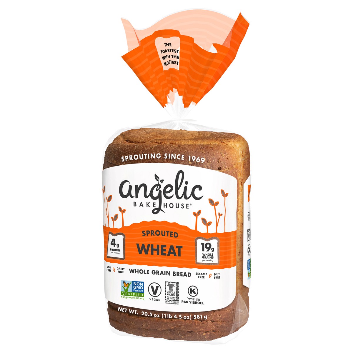 slide 5 of 11, Angelic Bakehouse Angelic Sprout Wheat Bread 20.5 Oz, 1 ct