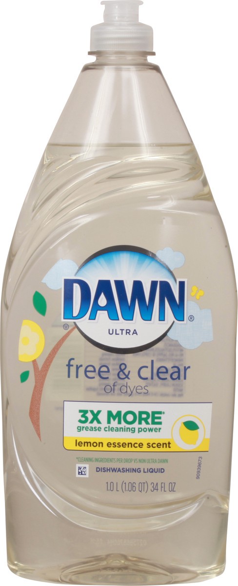 slide 10 of 12, Dawn Ultra Lemon Essence Scent Dishwashing Liquid 34 fl oz, 34 fl oz