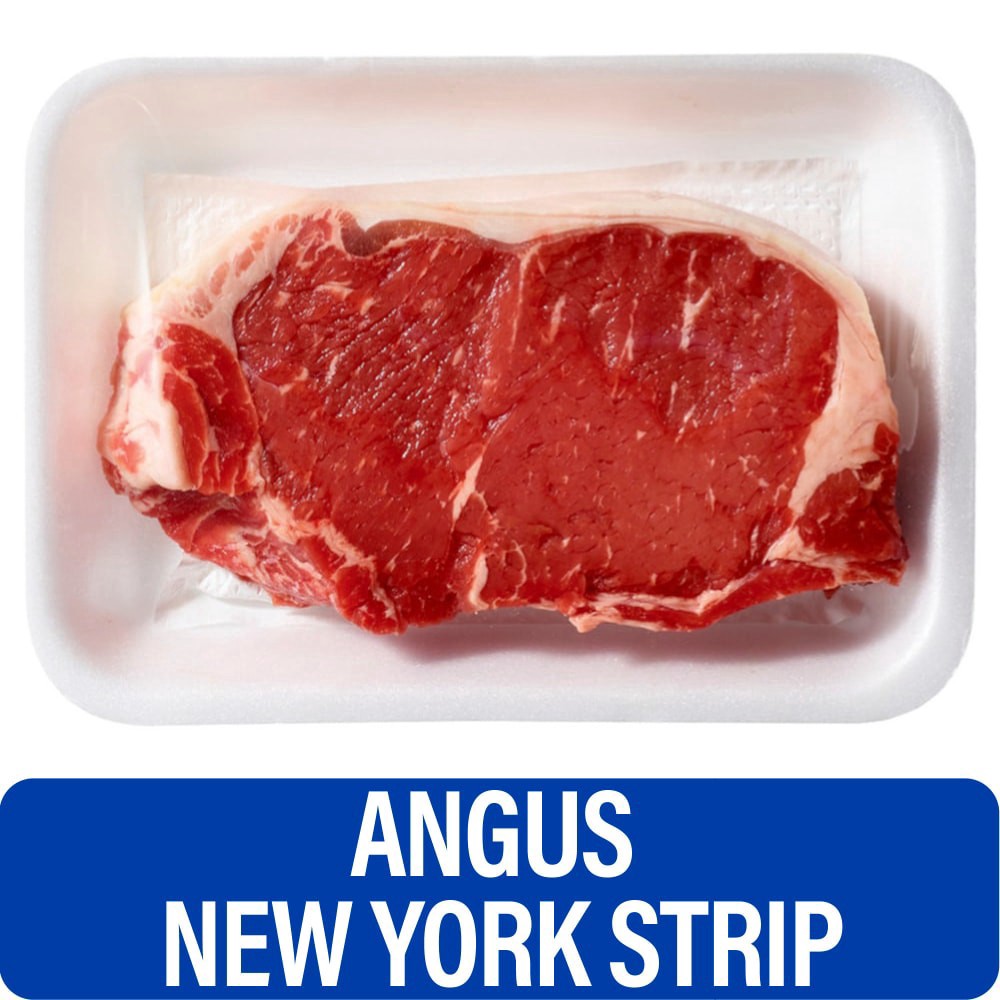 slide 1 of 5, Beef Choice Black Angus Boneless New York Strip Steak (1 Steak), per lb