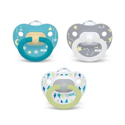 Nuk 6-18m Orthodontic Pacifier Value Pack 3 ea