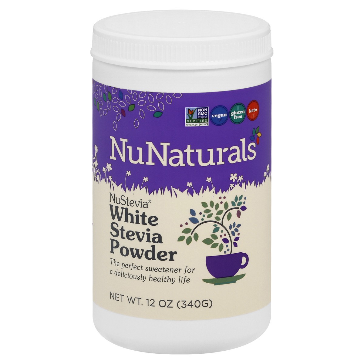 slide 10 of 11, NuNaturals NuStevia 12 oz, 12 oz