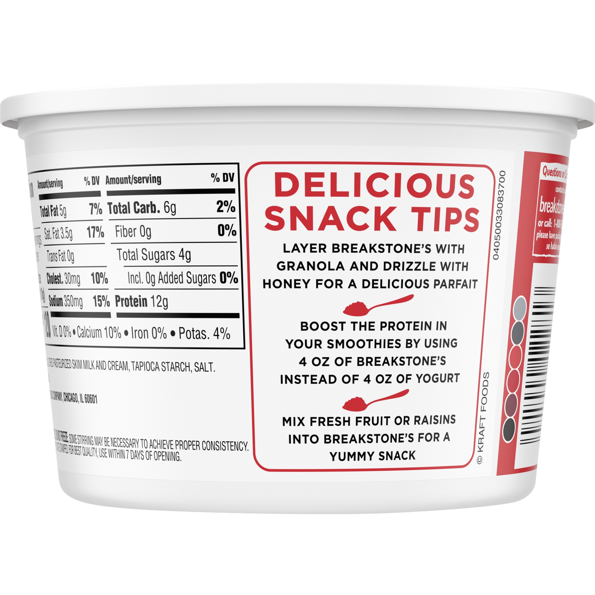 Breakstone's Large Curd Cottage Cheese with 4 Milkfat 16 oz Shipt