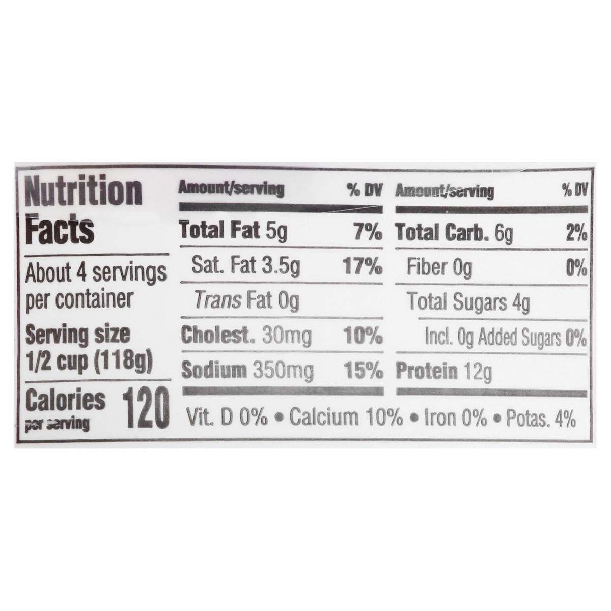 slide 6 of 11, Breakstone's Large Curd Cottage Cheese with 4% Milkfat, 16 oz Tub, 453 g