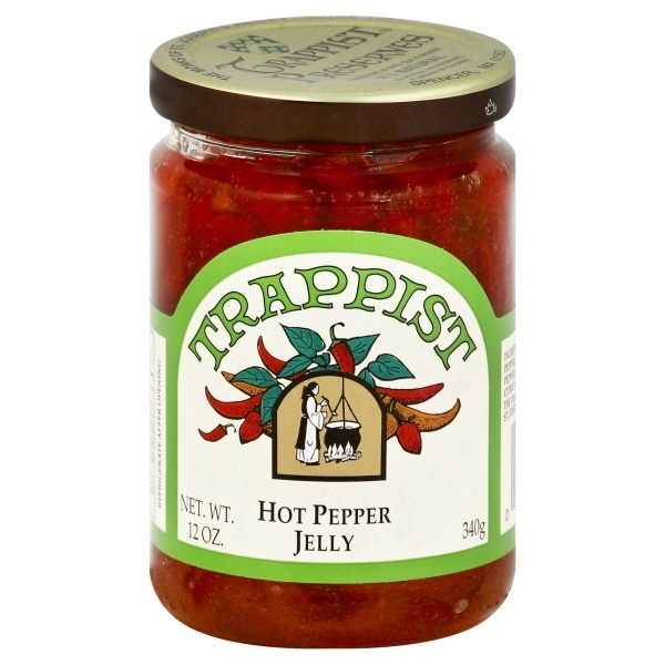 slide 1 of 1, Trappist Hot Pepper Jelly Preserves, 12 oz