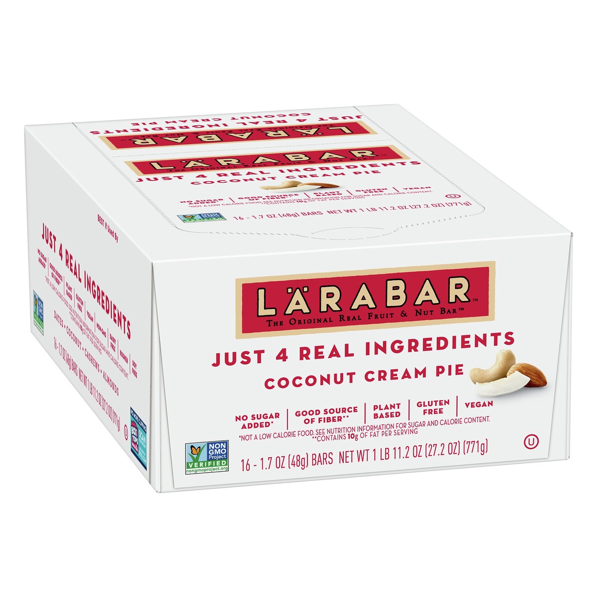 slide 9 of 10, LÄRABAR Coconut Cream Pie, Gluten Free Vegan Fruit & Nut Bar, 16 Ct, 16 ct