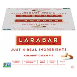 LÄRABAR Coconut Cream Pie, Gluten Free Vegan Fruit & Nut Bar, 16 Ct