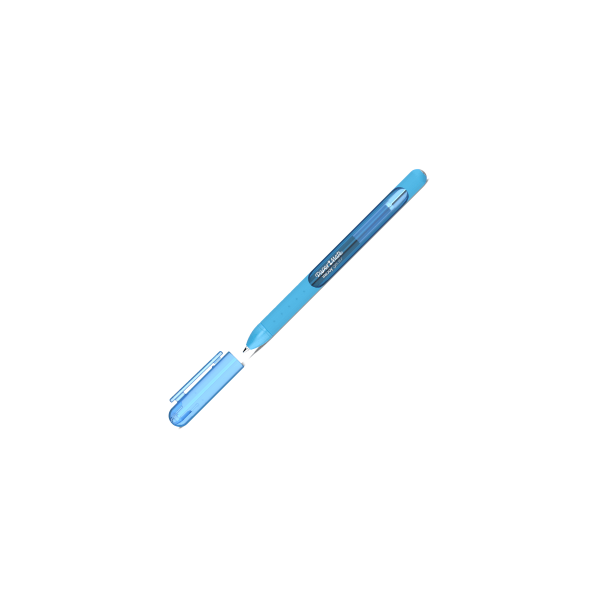 slide 1 of 1, Paper Mate Inkjoy Gel 600St Stick Pen, Medium Point, 0.7 Mm, Bright Blue Barrel, Bright Blue Ink, 1 ct