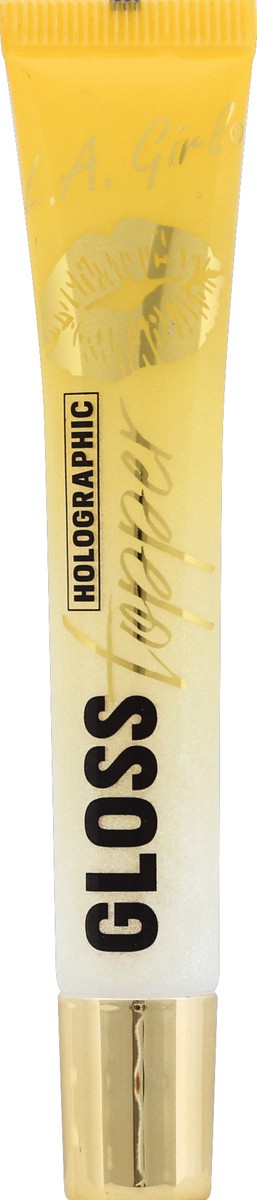 slide 1 of 3, La Girl Holographic Gloss Topper Starlight, 0.34 oz