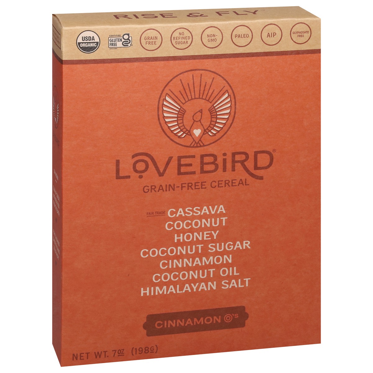 slide 2 of 9, Lovebird Cinnamon Grain-Free Cereal 7 oz, 1 ct