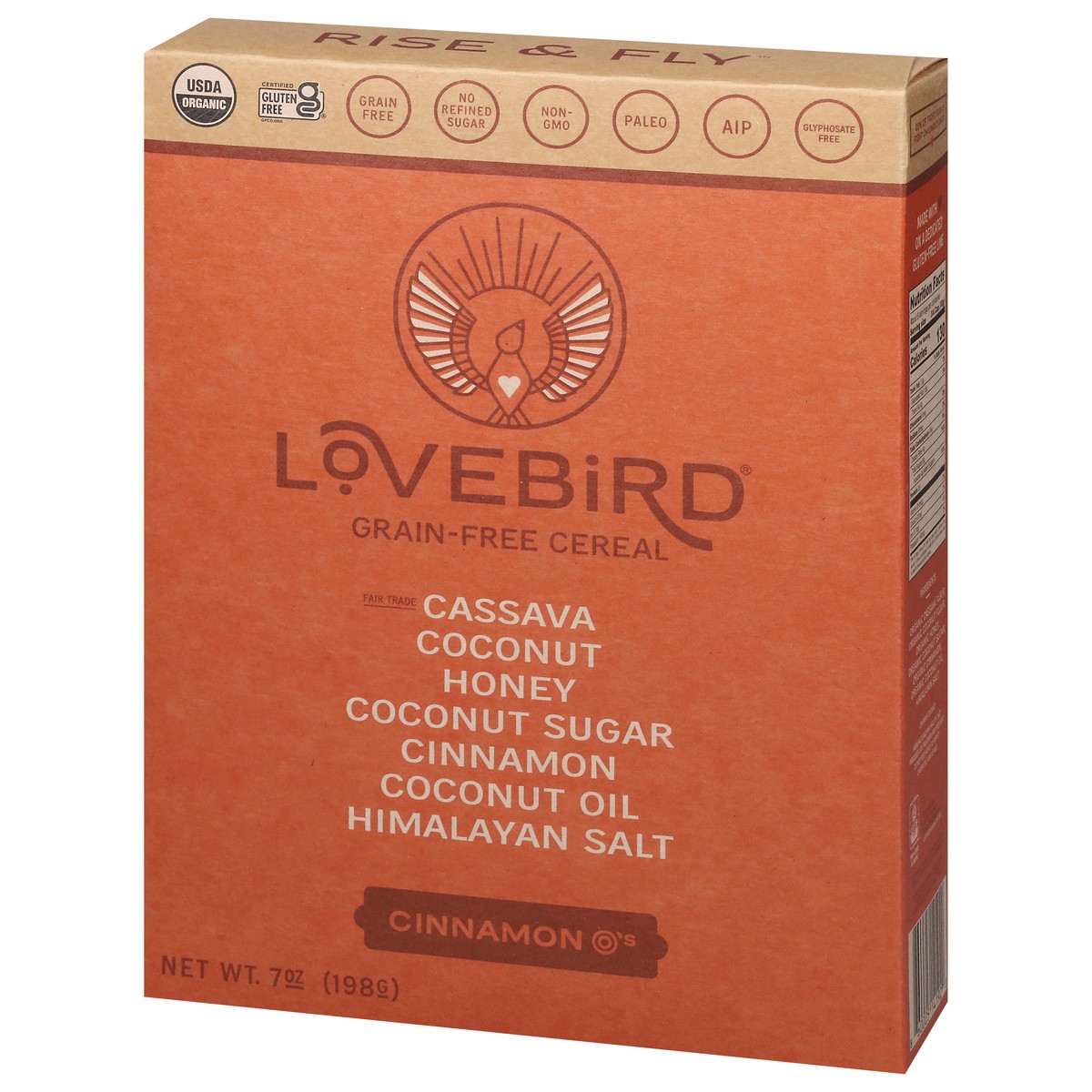 slide 4 of 9, Lovebird Cinnamon Grain-Free Cereal 7 oz, 1 ct