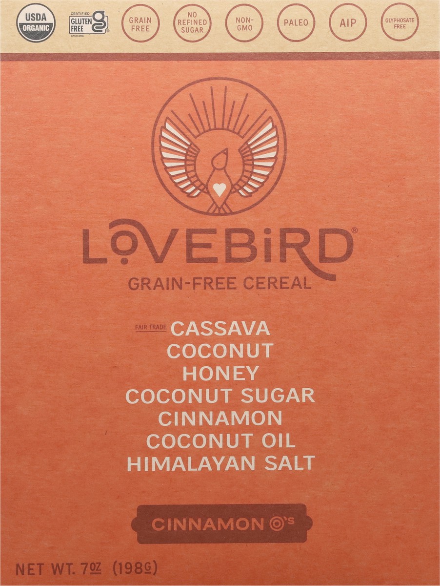 slide 8 of 9, Lovebird Cinnamon Grain-Free Cereal 7 oz, 1 ct