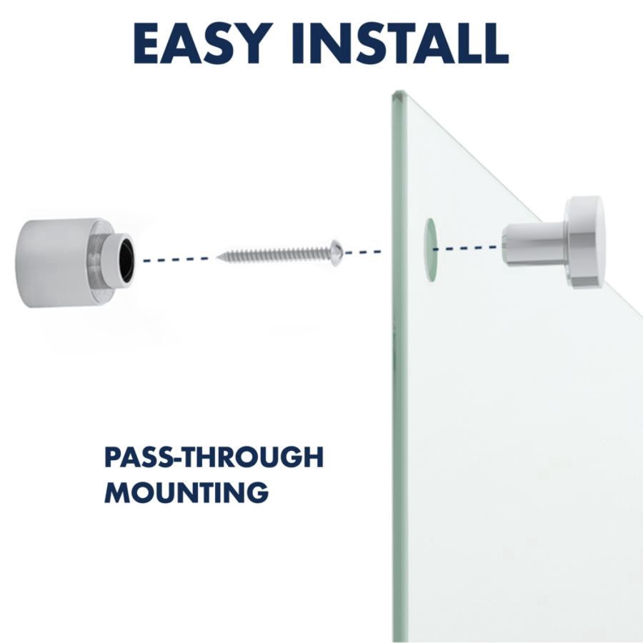 slide 6 of 10, Quartet Infinity Magnetic White Glass Frameless Dry-Erase Board, 48 in x 36 in