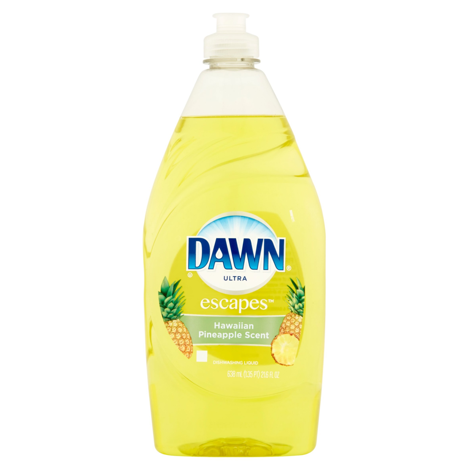 slide 1 of 1, Dawn Dishwashing Liquid, Escapes, Hawaiian Pineapple, 24 oz
