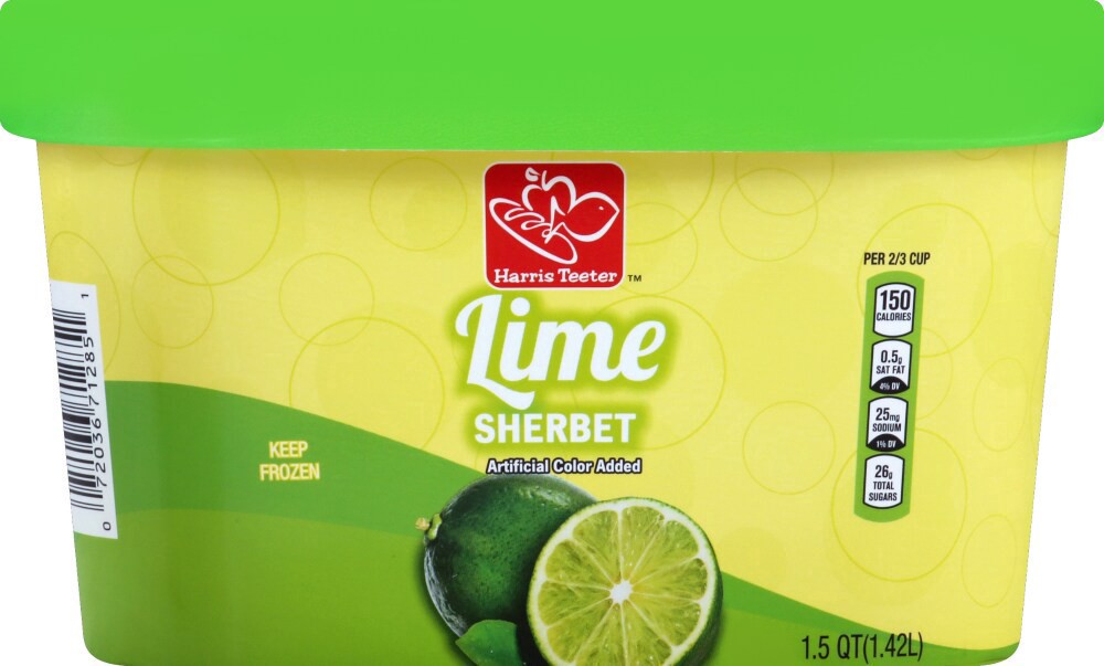 slide 2 of 2, Harris Teeter™ Lime Sherbet, 48 fl oz