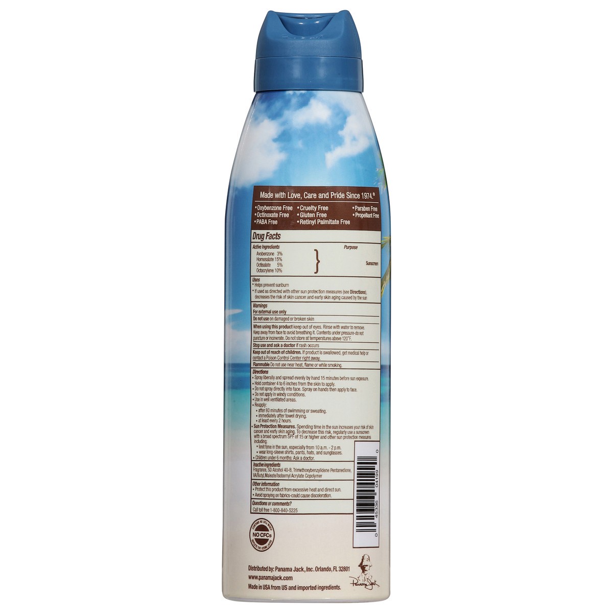 slide 5 of 13, Panama Jack Broad Spectrum SPF 100 Sunscreen Spray 5.5 oz, 5.5 oz