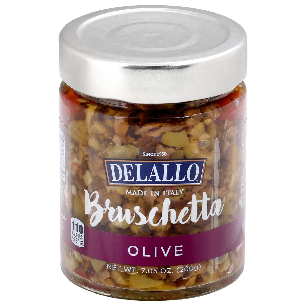 slide 1 of 9, DeLallo Olive Bruschetta, 7.05 oz