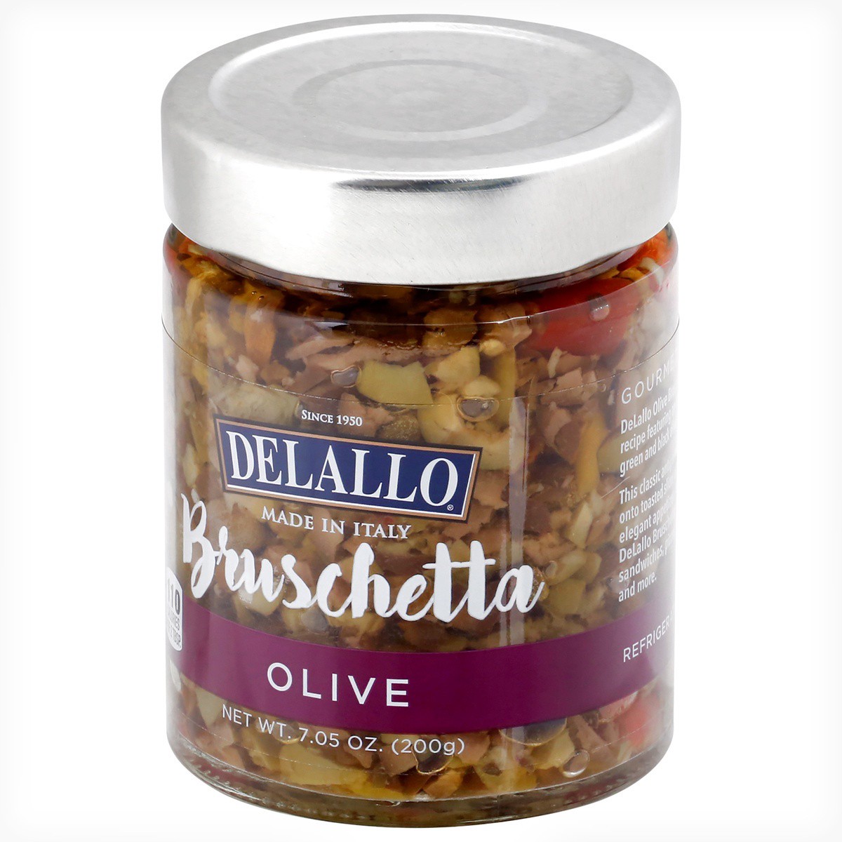 slide 3 of 9, DeLallo Olive Bruschetta, 7.05 oz