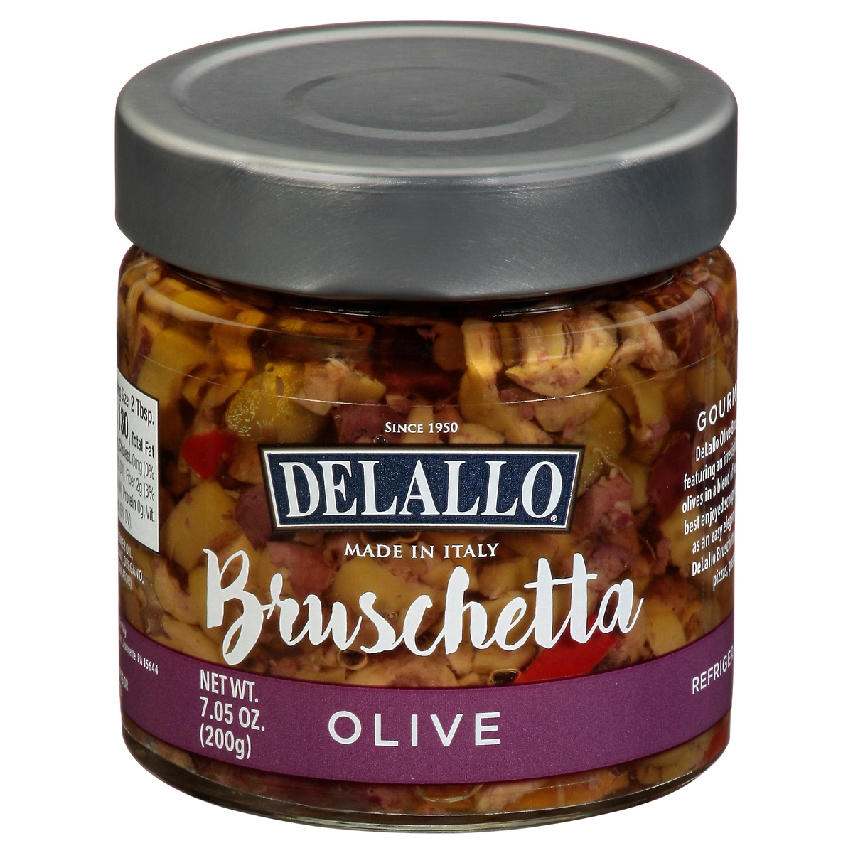 slide 1 of 1, DeLallo Olive Bruschetta, 7.05 oz