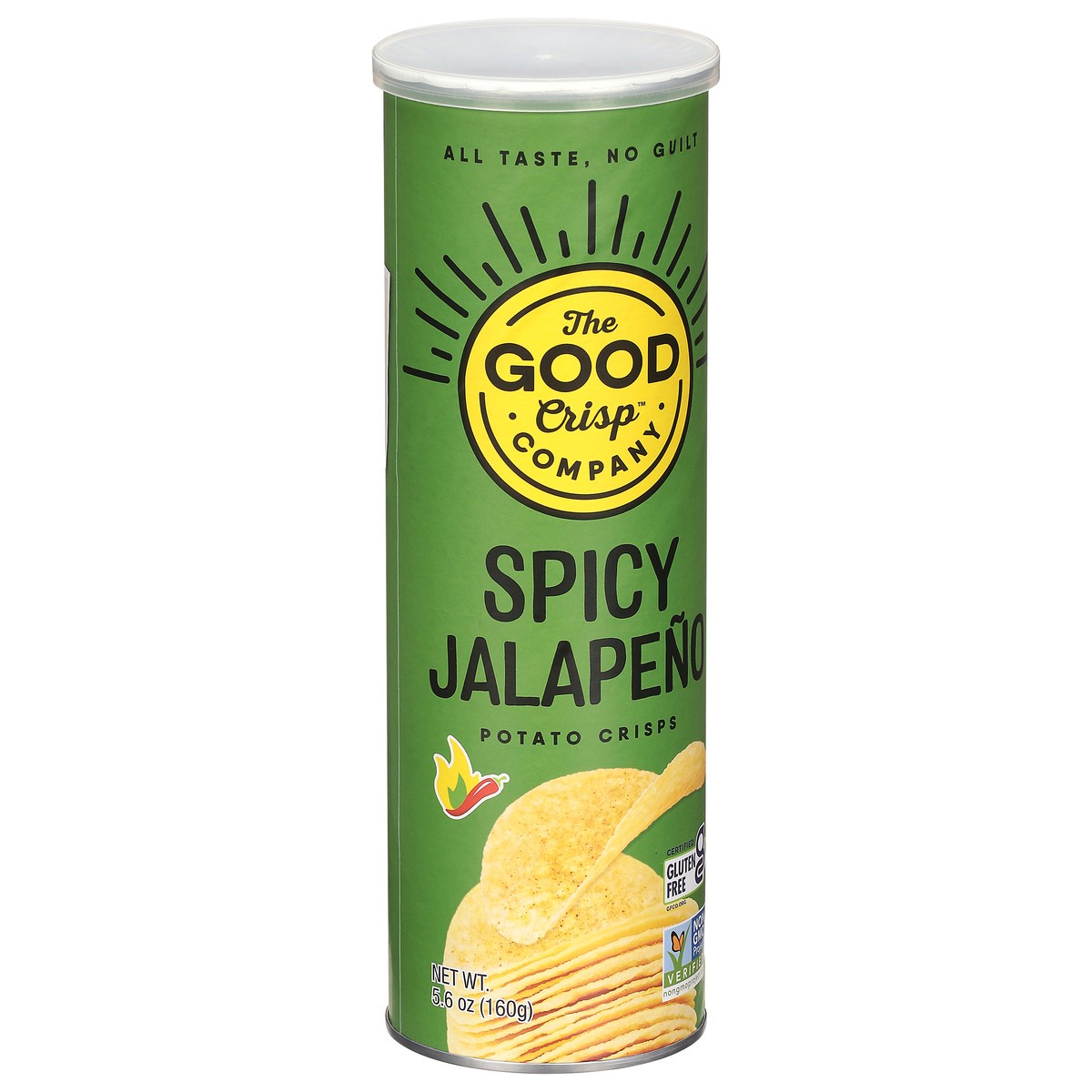 slide 11 of 15, The Good Crisp Company Spicy Jalapeno Potato Crisps 5.6 oz, 1 ct
