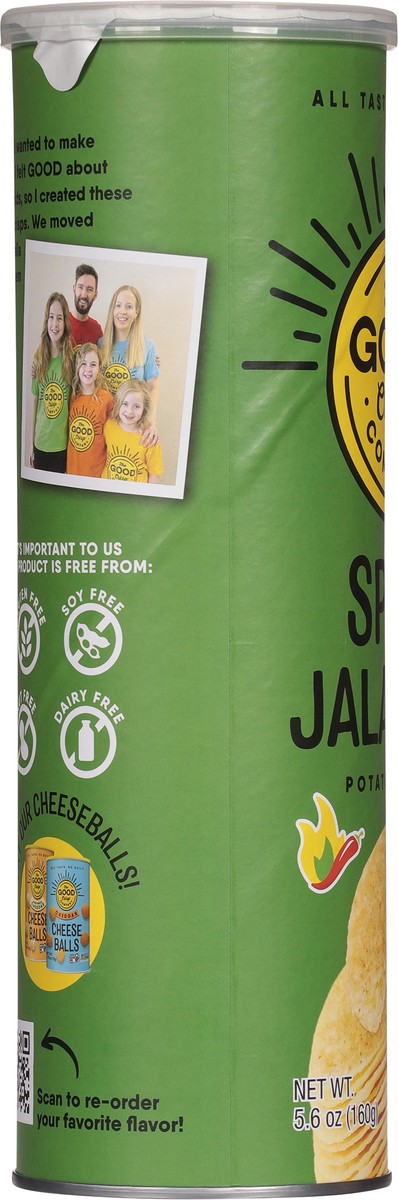 slide 4 of 15, The Good Crisp Company Spicy Jalapeno Potato Crisps 5.6 oz, 1 ct