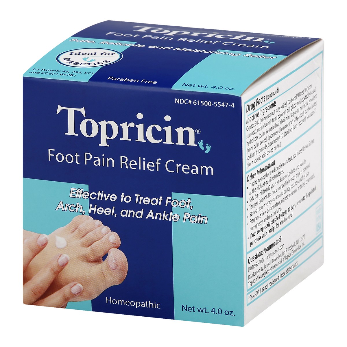 slide 6 of 11, Topricin Foot Pain Relief Cream 4 oz, 4 oz