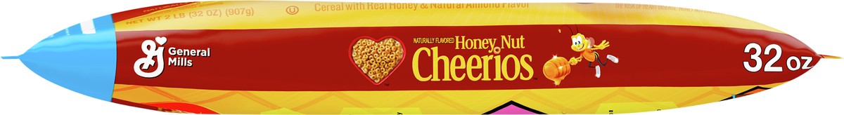 slide 10 of 12, Cheerios Honey Nut Cheerios Heart Healthy Cereal, 32 OZ Resealable Bag, 2 lb