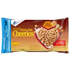 Honey Nut Cheerios Heart Healthy Breakfast Cereal, Gluten Free Cereal With Whole Grain Oats, Value Bag, 32 oz