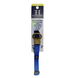 Hamilton Eco Venture Recycled Ombre Adjustable Dog Collar - Blue