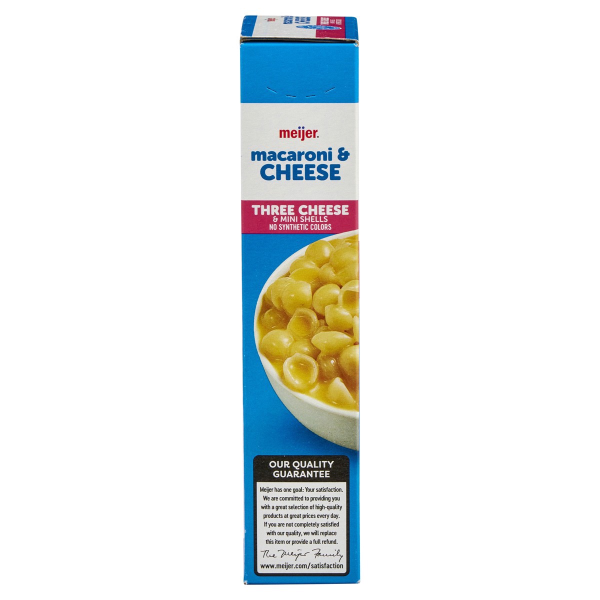 slide 13 of 29, Meijer Three Cheese Macaroni and Cheese, 7.25, 7.25 OZ   