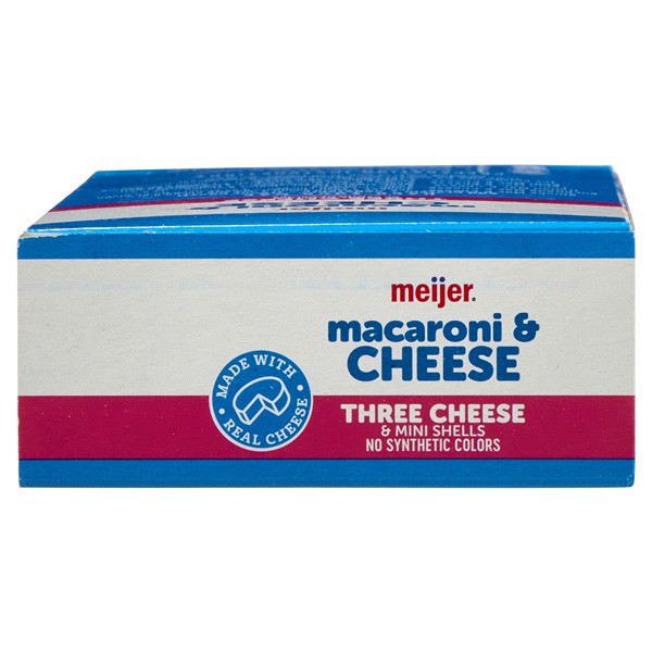 slide 16 of 29, Meijer Three Cheese Macaroni and Cheese, 7.25, 7.25 OZ   