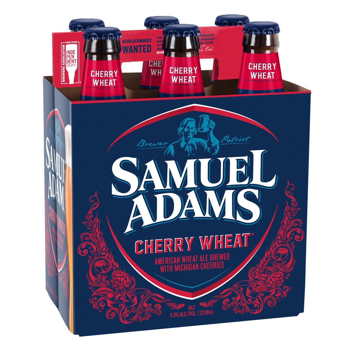 slide 2 of 6, Samuel Adams Cherry Wheat Beer (12 fl. oz. Bottle, 6pk.), 6 ct; 12 oz