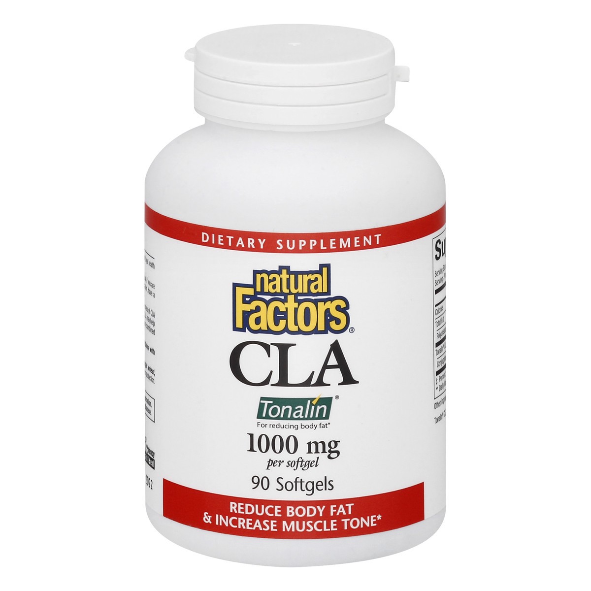 slide 1 of 7, Natural Factors Tonalin CLA 1000 Mg Softgels, 90 ct