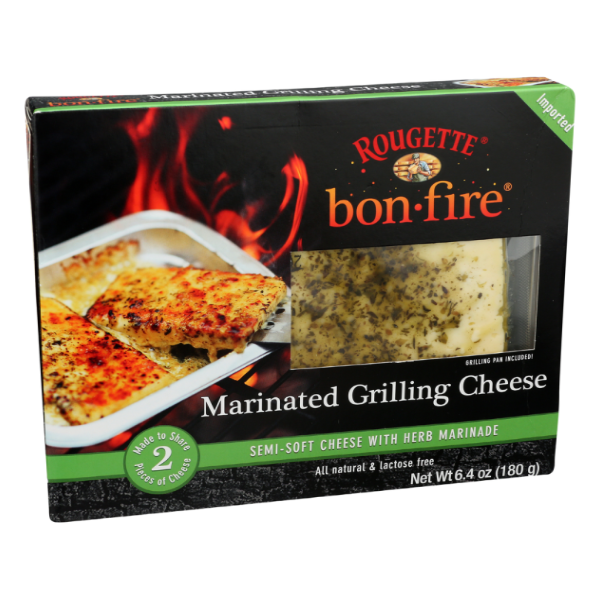 slide 1 of 1, Rougette Bonfire Marinated Grilling Cheese, 