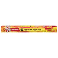 Slim Jim Smoked Original Snack Stick Giant Size Stand 6 - 0.97 oz Sticks